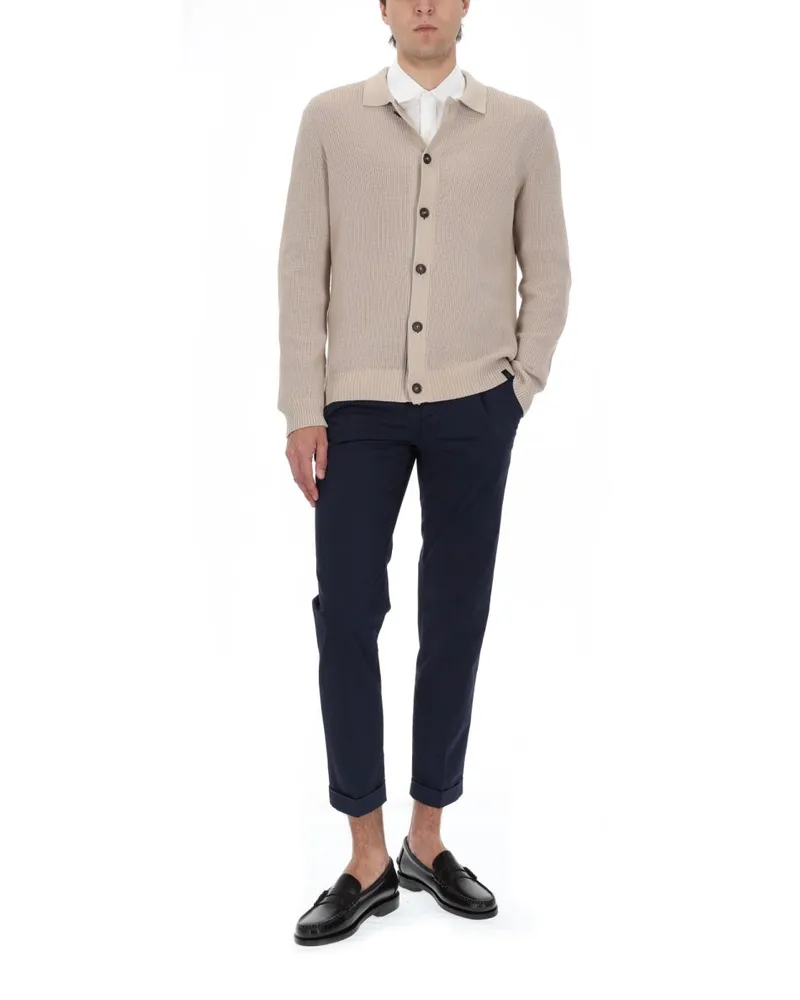 Fay Capri Trousers — Blue Blue