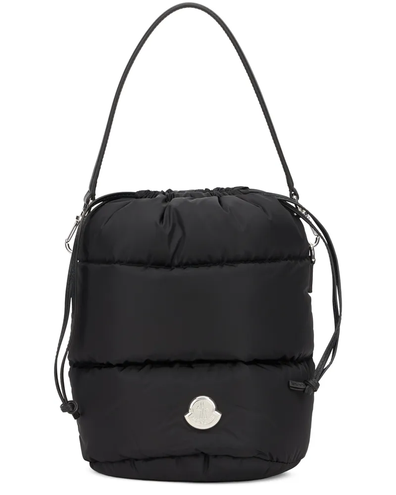 Moncler Women's Handbag Padded Black Polyamide Handbags Hand Bags Black