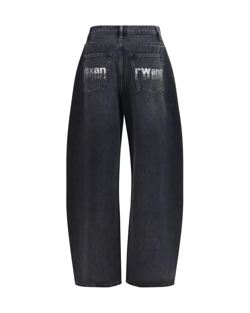 Alexander Wang Women's Black Cotton Jeans Denim Clothing Black