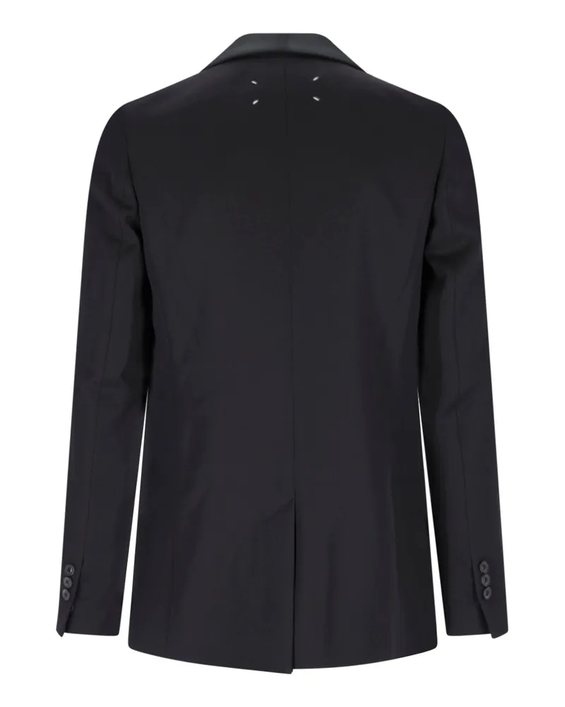 Maison Margiela Men's Jackets Black Virgin Wool Black
