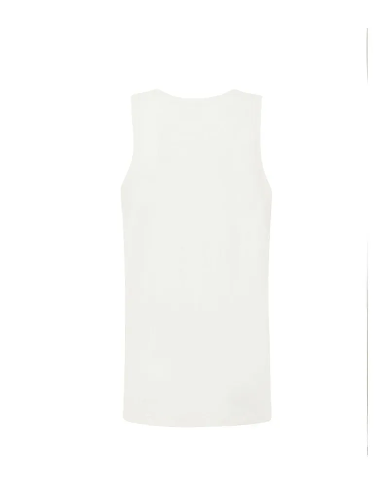 Jil Sander Men's White Cotton Sleveless Jacket Clothing White