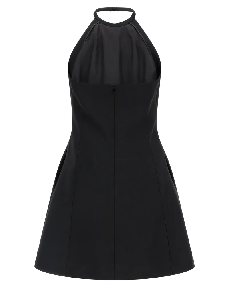 Valentino Garavani Sequin-Embellished Wool Dress — Black 