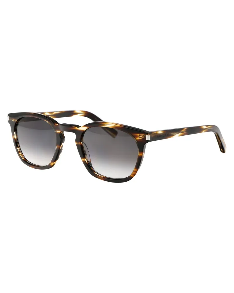 Saint Laurent Unisex Sunglasses Sl28 Havana-Grey Acetate Havana-Havana-Grey Havana/havana/grey Brown