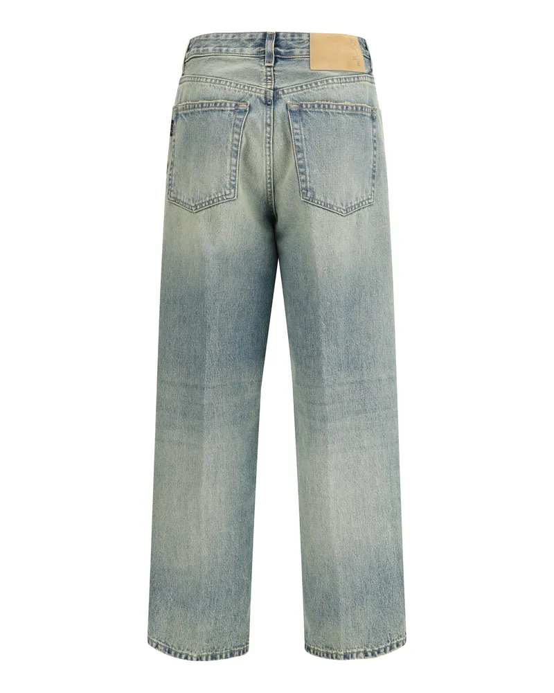 Haikure Women's Straight-Leg Jeans Earth Blue Cotton Blue