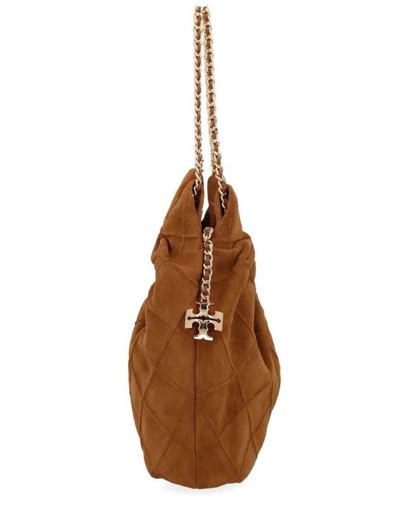 Tory Burch Women's Fleming Bag - Brown Leather Shoulder Brown