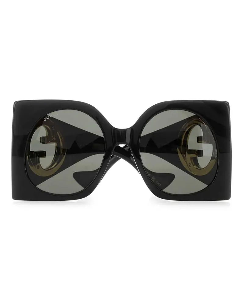 Gucci Women's Black Acetate Sunglasses Exterior: Occhiali Da Sole Black