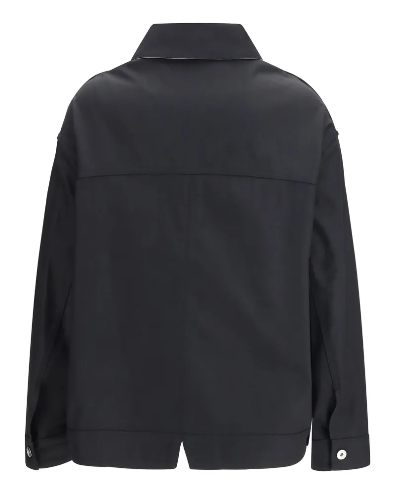 True Royal Women's Joe Jacket Nero Cotton; Polyester Black