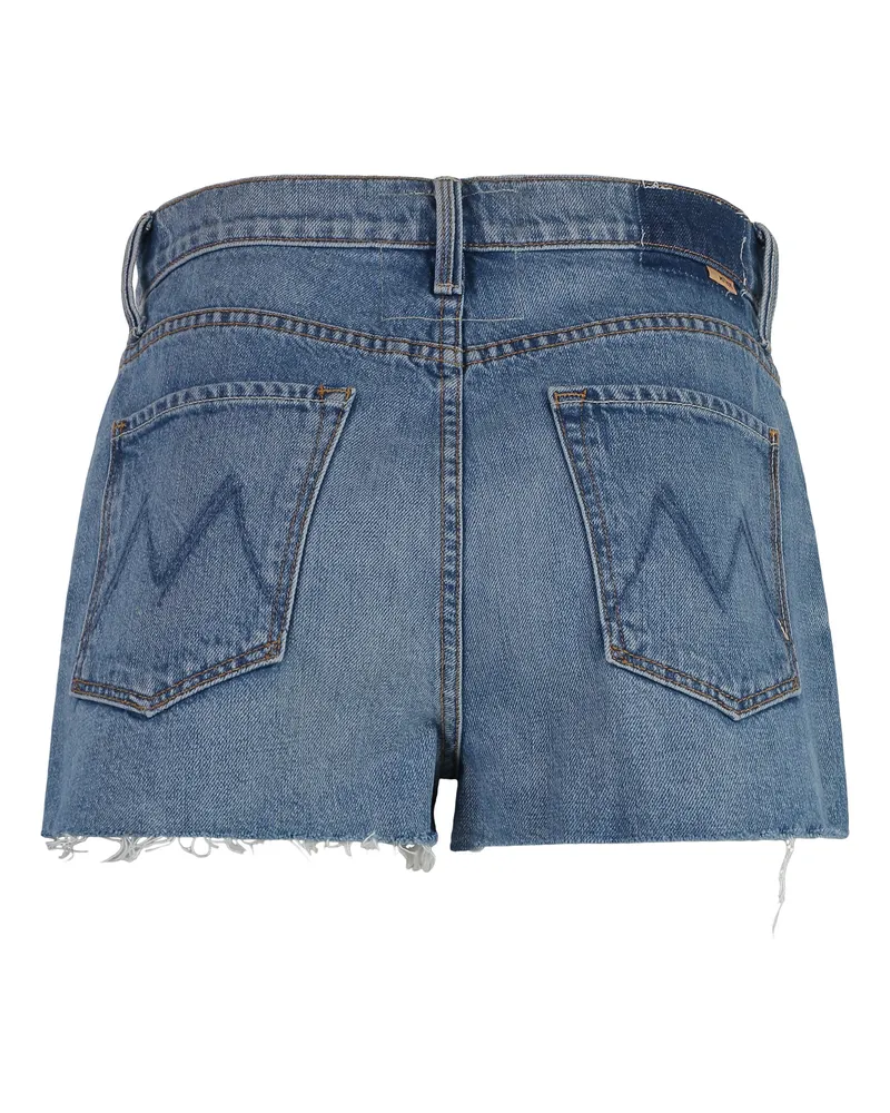 Mother Women's Ditcher Denim Shorts Cotton Blue