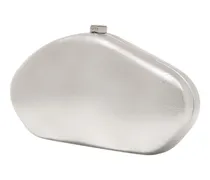 Women's The Caldera Clutch Leather Silver Calfskin