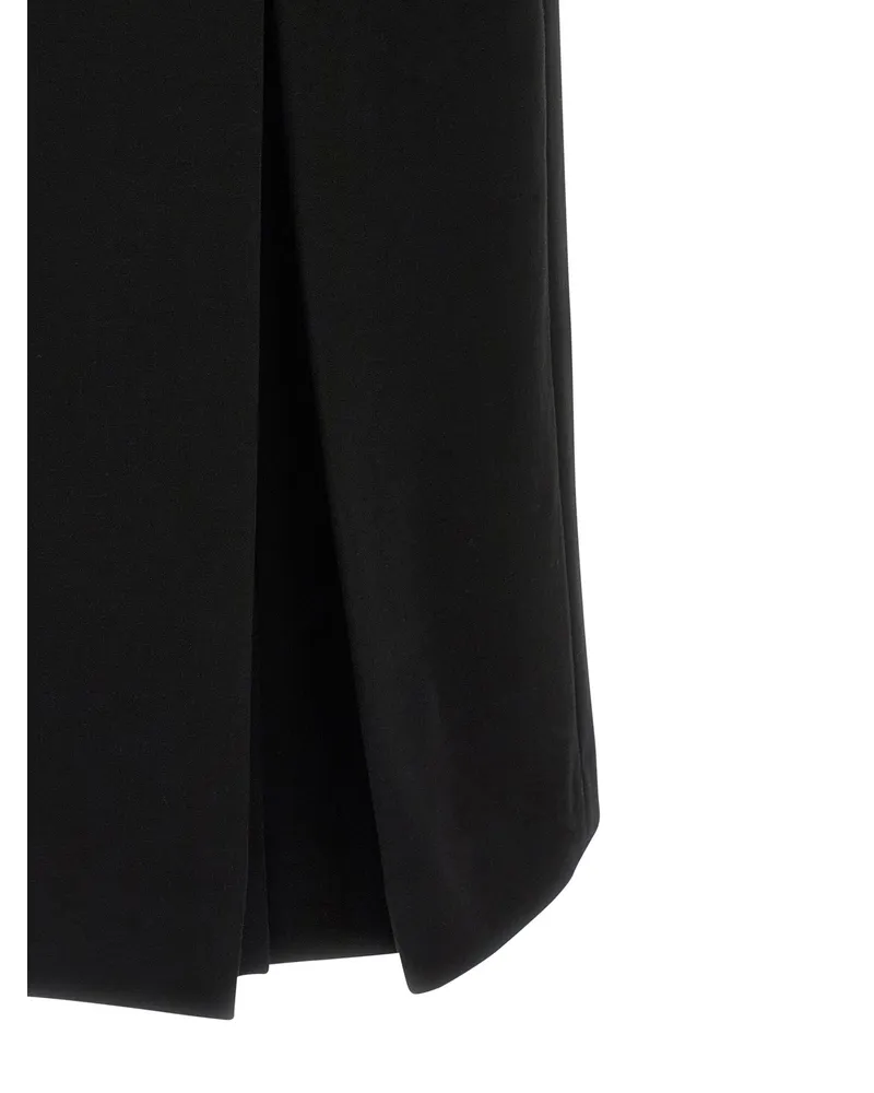 Ermanno Scervino Viscose Wrap Dress — Black Black
