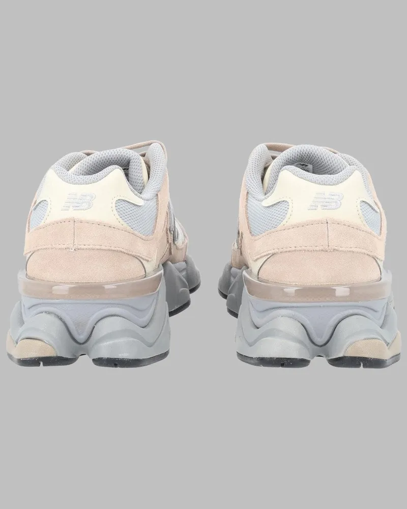 New Balance Suede and Mesh Sneakers — Beige Beige