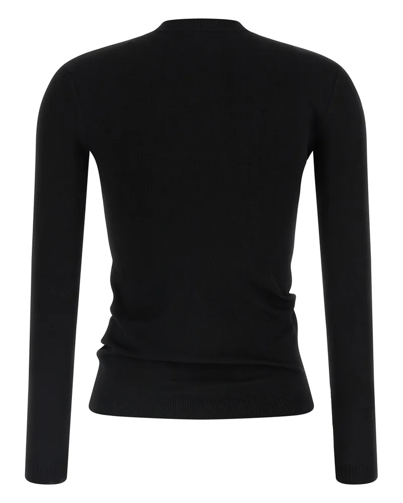 Valentino Garavani Women's Black Viscose Cardigan Clothing Black