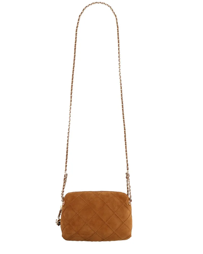 Tory Burch Women's Fleming Bag Brown Leather Shoulder Brown