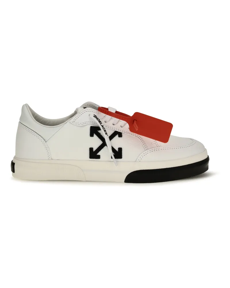 OFF-WHITE Men's Sneakers Vulcanized Low White-Black Trainers White/black White