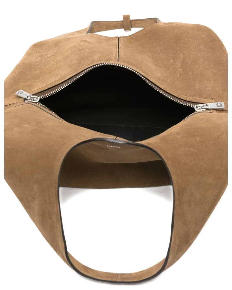 COPERNI Women's Shoulder Bag Folded Brown Leather Brown