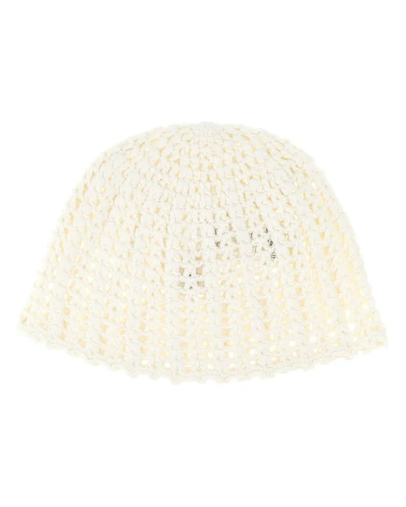 The Garment Hat Crocheted Organic Cotton Beanie — Cream Cream