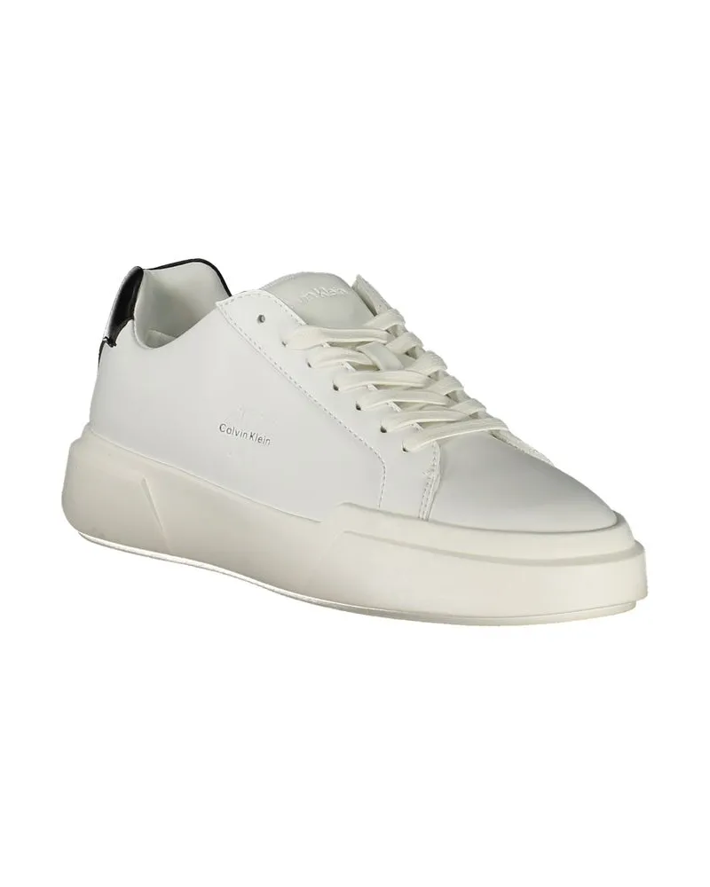 Calvin Klein Polyurethane Blend Sneaker — White White