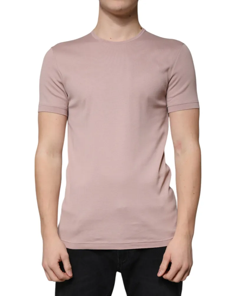 Dolce & Gabbana Cotton T-Shirt — Brown Brown