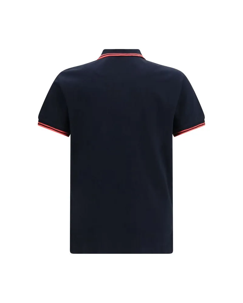 Vivienne Westwood Men's Blue Cotton Polo Shirt Navy