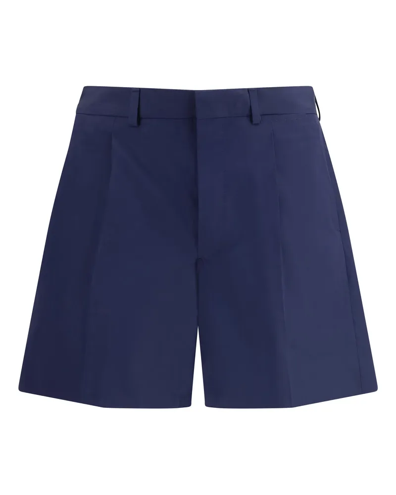 Prada Cotton Shorts — Navy Navy