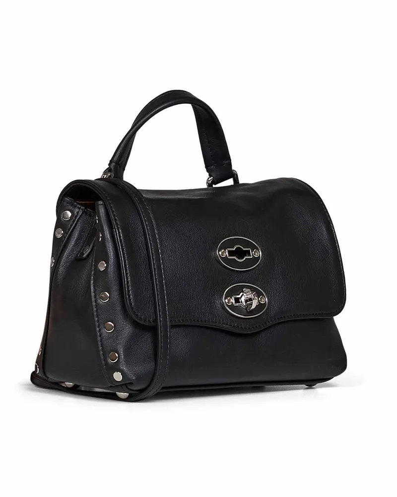 Zanellato Baby Postina Top Handle Bag — Black Black