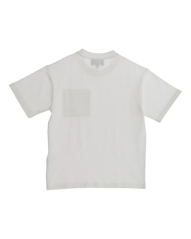 Emporio Armani Boys' Kids T-Shirt With Logo, White Cotton T-Shirts And Polos White