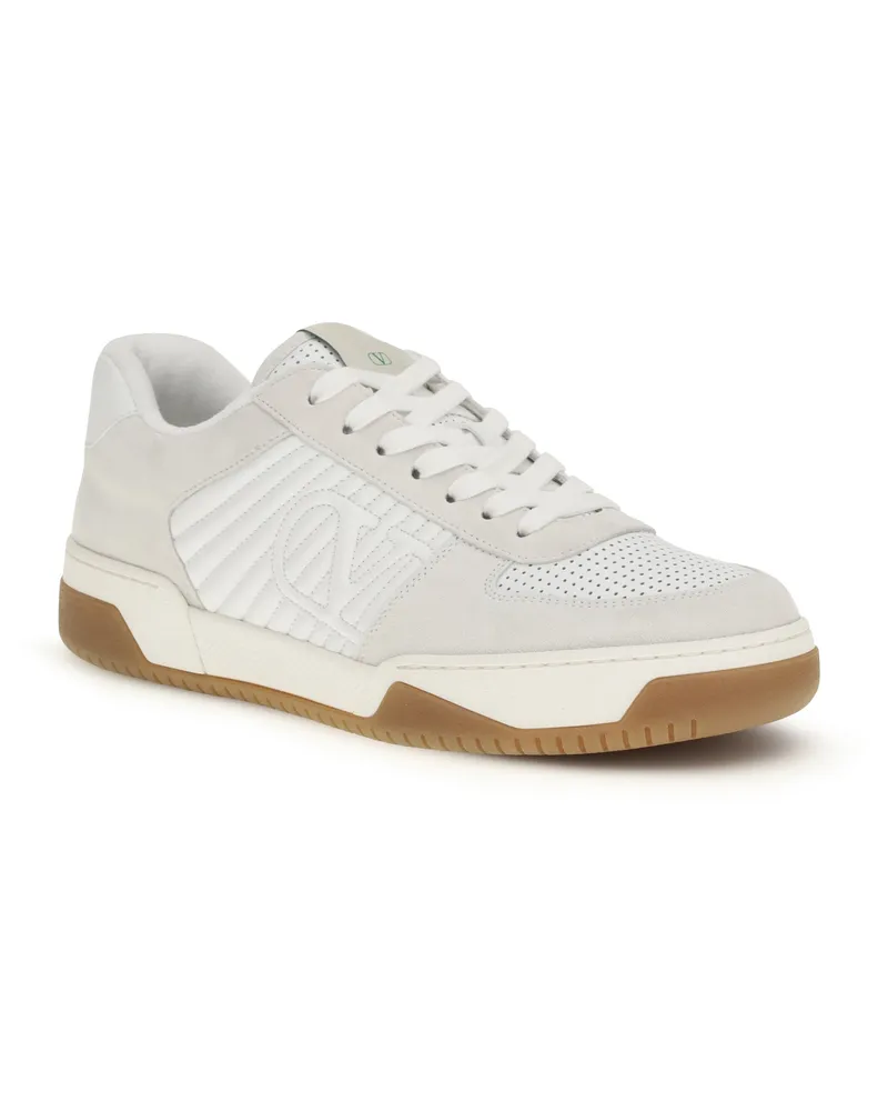 Valentino Garavani Men's Sneakers Sparry White Calf Leather White-White Trainers White/white White