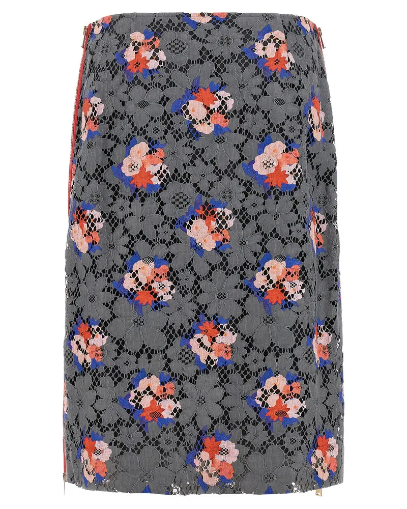 Fendi Bouquet Skirt — Gray Gray