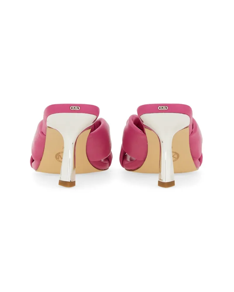 Michael Kors Sheep Leather Sandals — Pink Pink