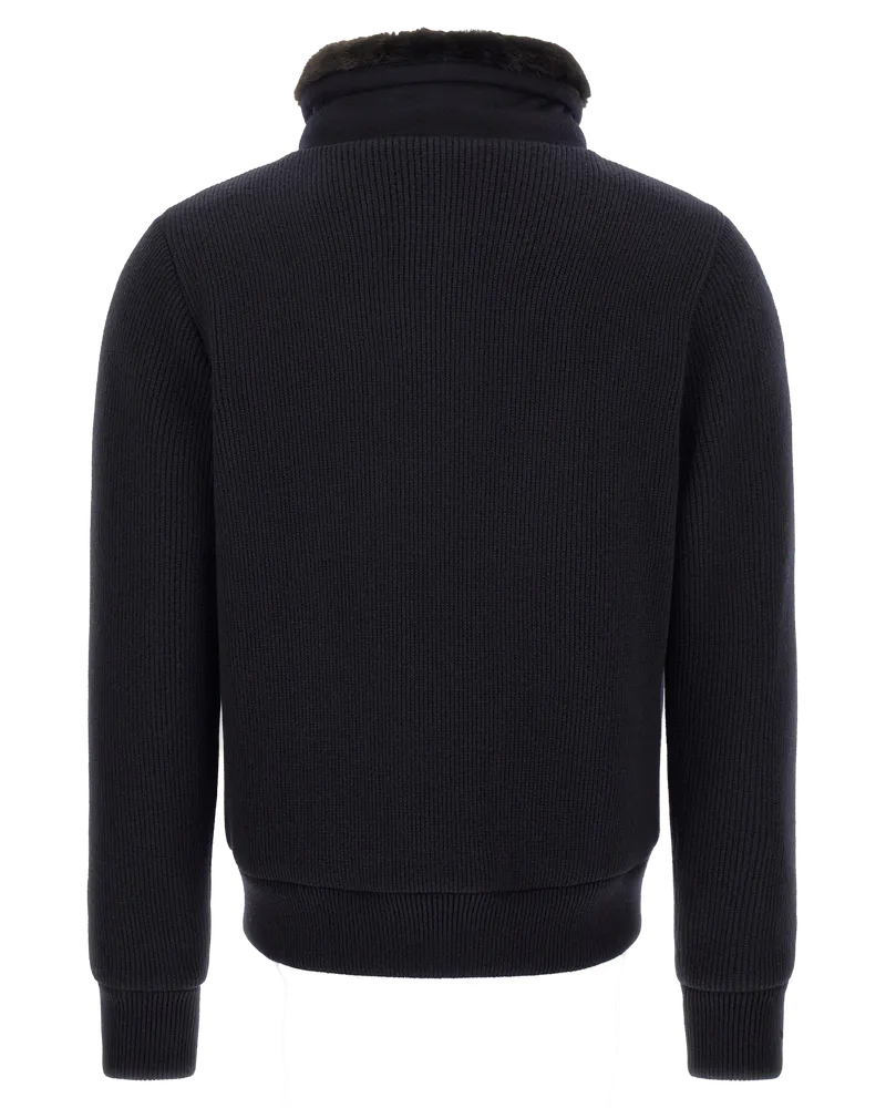 MOORER Levion Jacket — Blue Blue