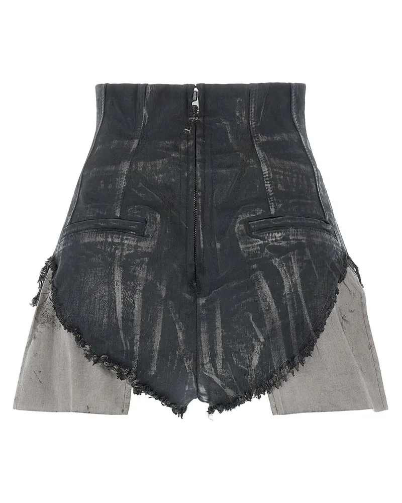 DRKSHDW by Rick Owens Dirt Cutoffs Shorts — Black Black