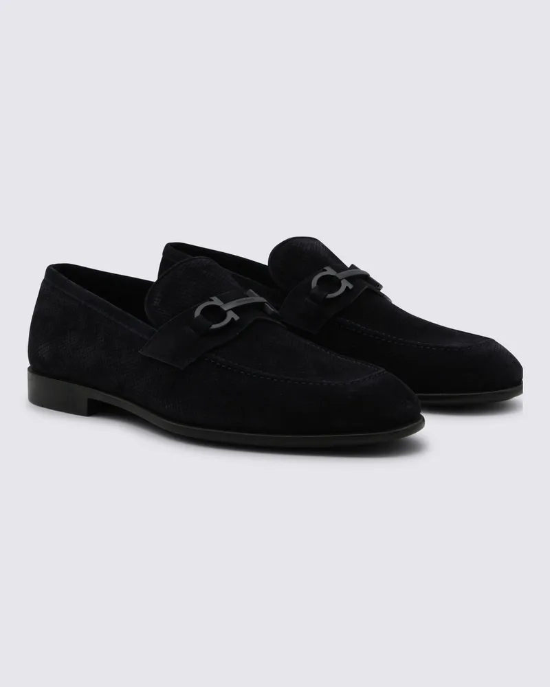 Ferragamo Men's Flat Shoes Navy || _cover Le Sole Navy
