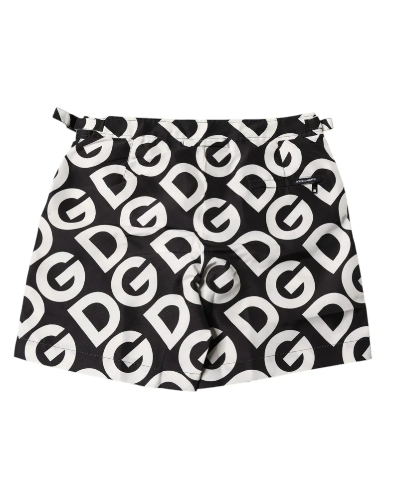 Dolce & Gabbana Logo-Print Swim Shorts — Multicolor Multicolor