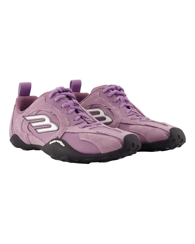 Balenciaga Women's Calfskin Leather Sneaker Purple Purple