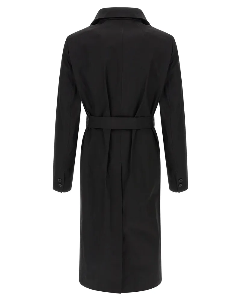 Rick Owens Men's Black Cotton Coat Clothing Black