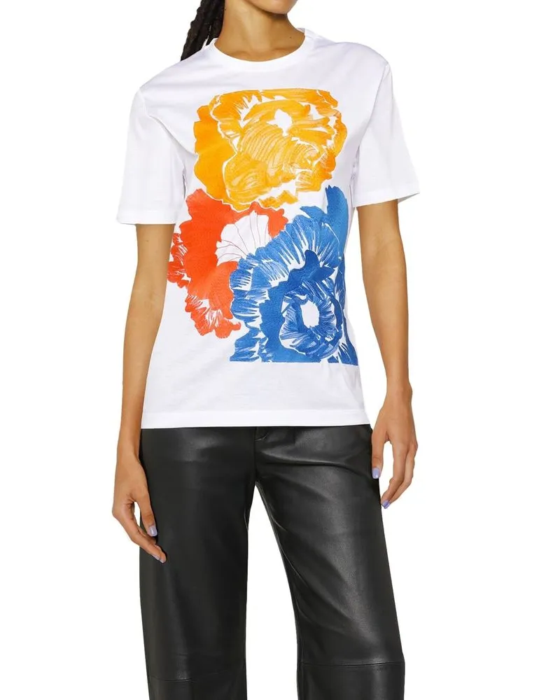 Ferragamo Women's White Cotton T-Shirt White