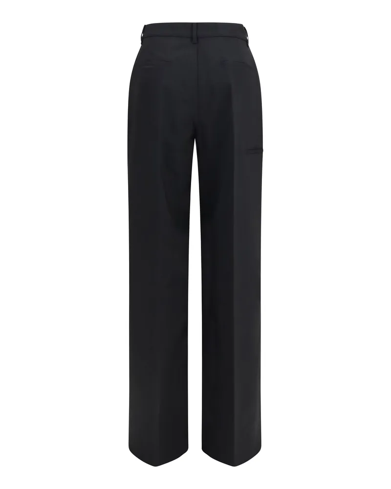 Rick Owens Women's Tailored Pants Black Trousers Black