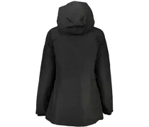 Quilted Cotton Down Jacket — Black