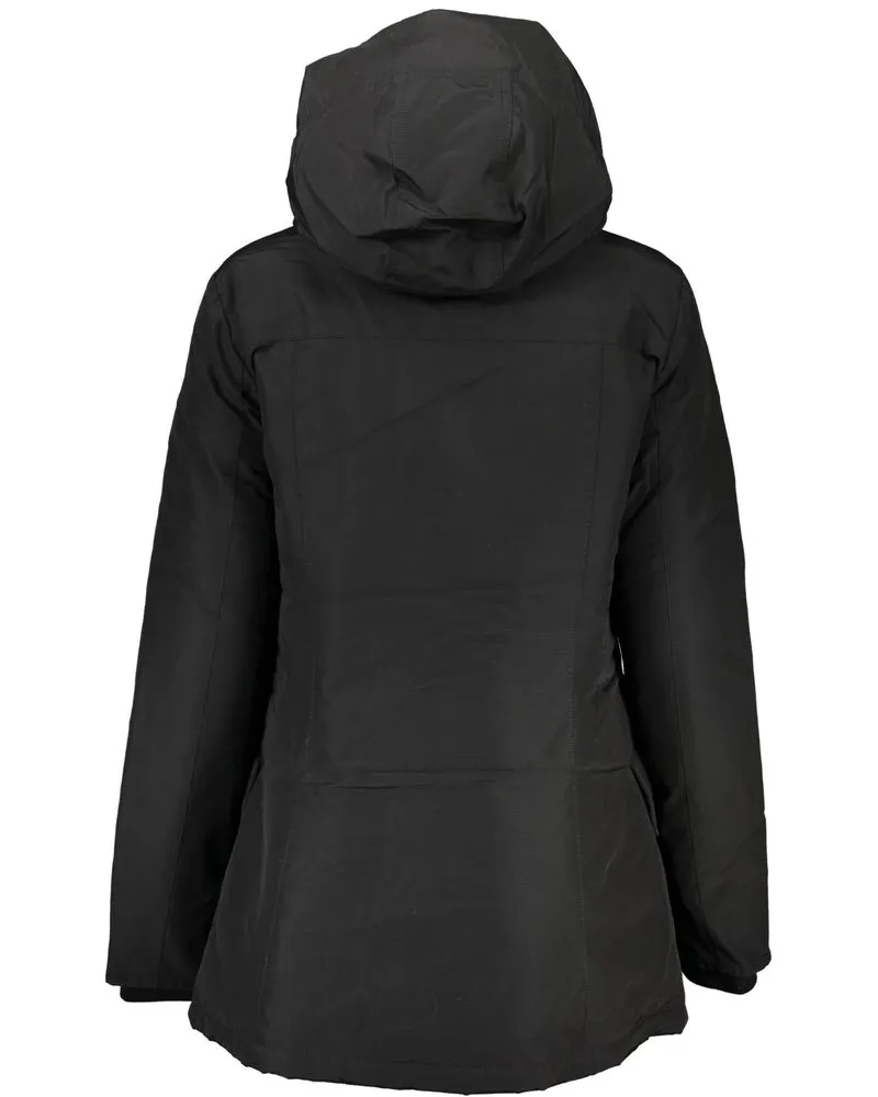 Woolrich Black Cotton Womens Jacket Clothing Black
