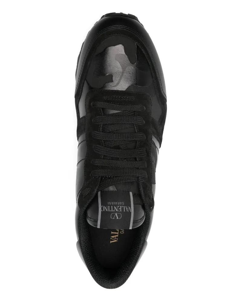 Valentino Garavani Rockrunner Sneaker — Black Black