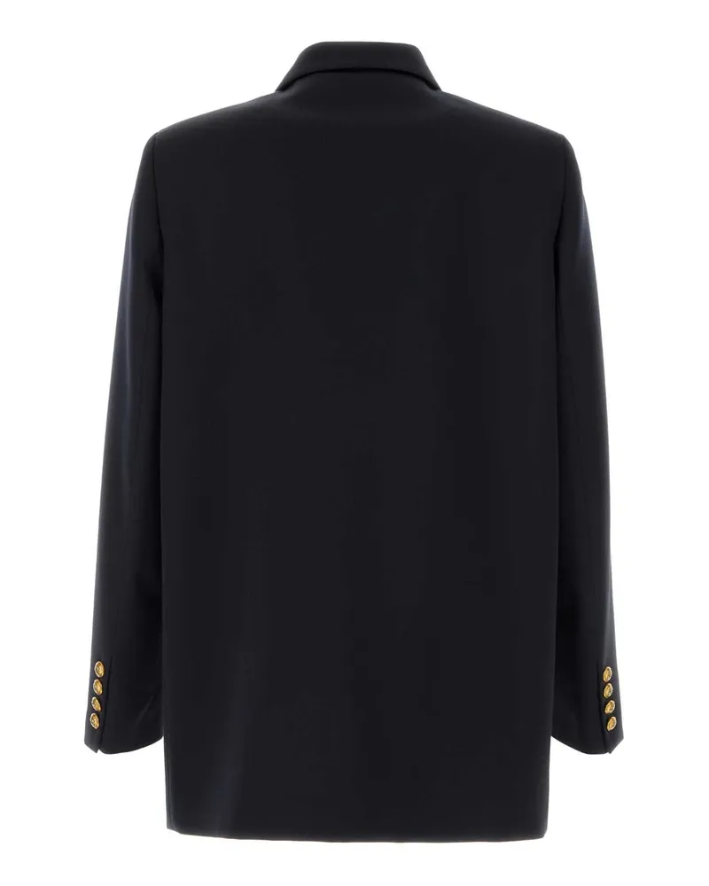 Valentino Garavani Men's Collection Blazer Navy Virgin Wool Blazers Navy