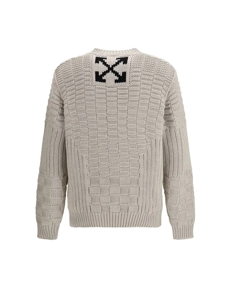 OFF-WHITE Men's Beige Cotton Sweatshirt Clothing Beige