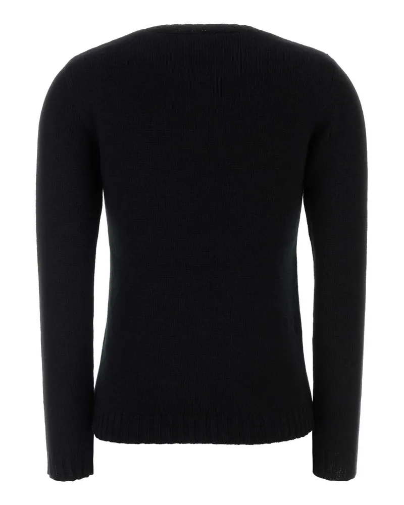 Valentino Garavani 7b3kc67h9ng Tb1 Nerobetulla Exterior: Virgin Wool Maglieria Sweater Black