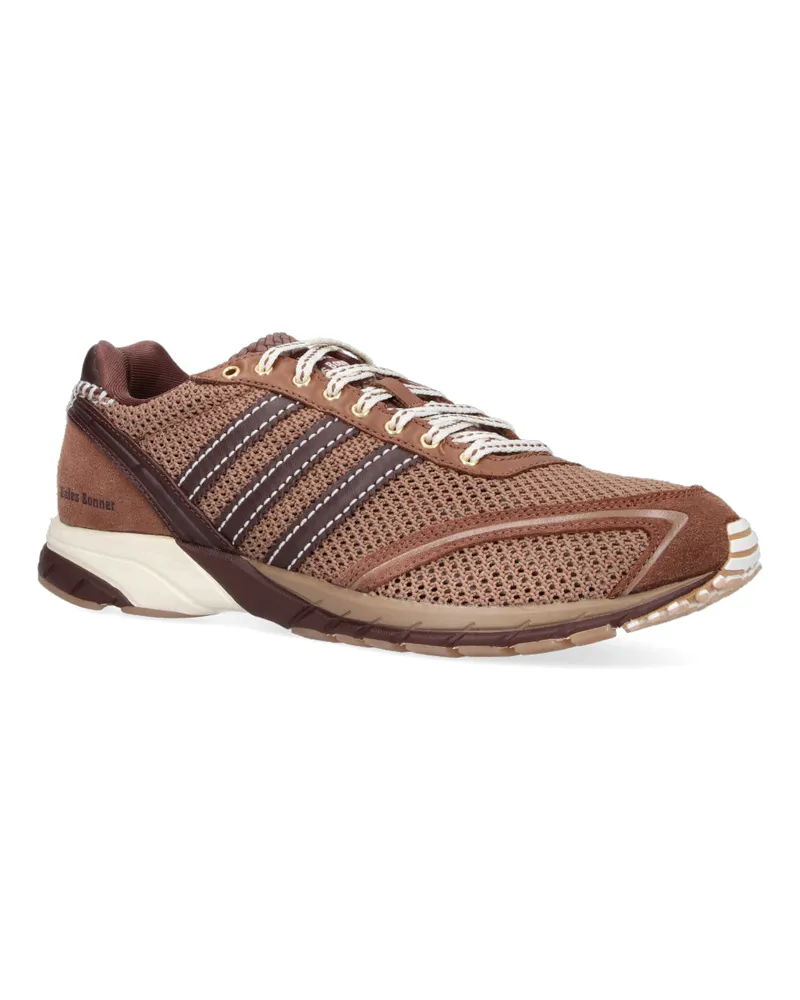 adidas Men's Sneakers Brown Leather Brown