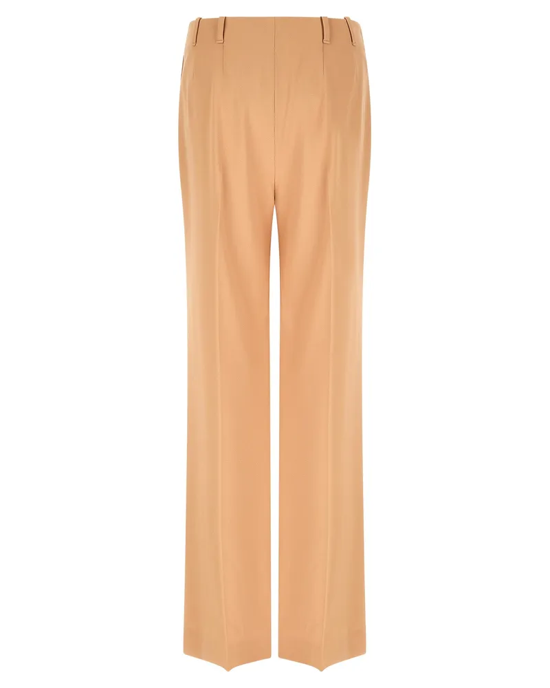 Ermanno Scervino Women's Beige Acetate Casual Pants Beige