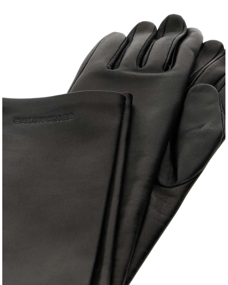 Balenciaga Black Exterior: Lamb Guanti Glove Black