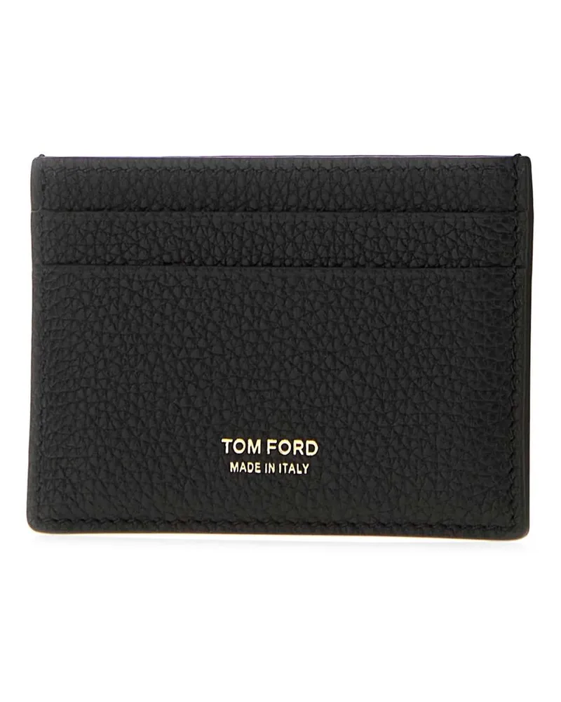 Tom Ford Black Exterior: Bovine Leather Portafogli Wallet Black