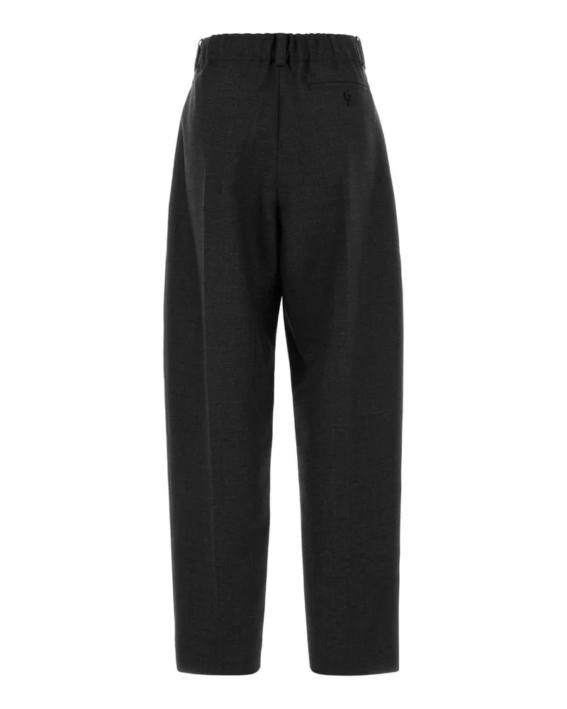 Givenchy Bw516z14fu 067 Greymix Exterior: Wool Pantaloni Trousers Gray