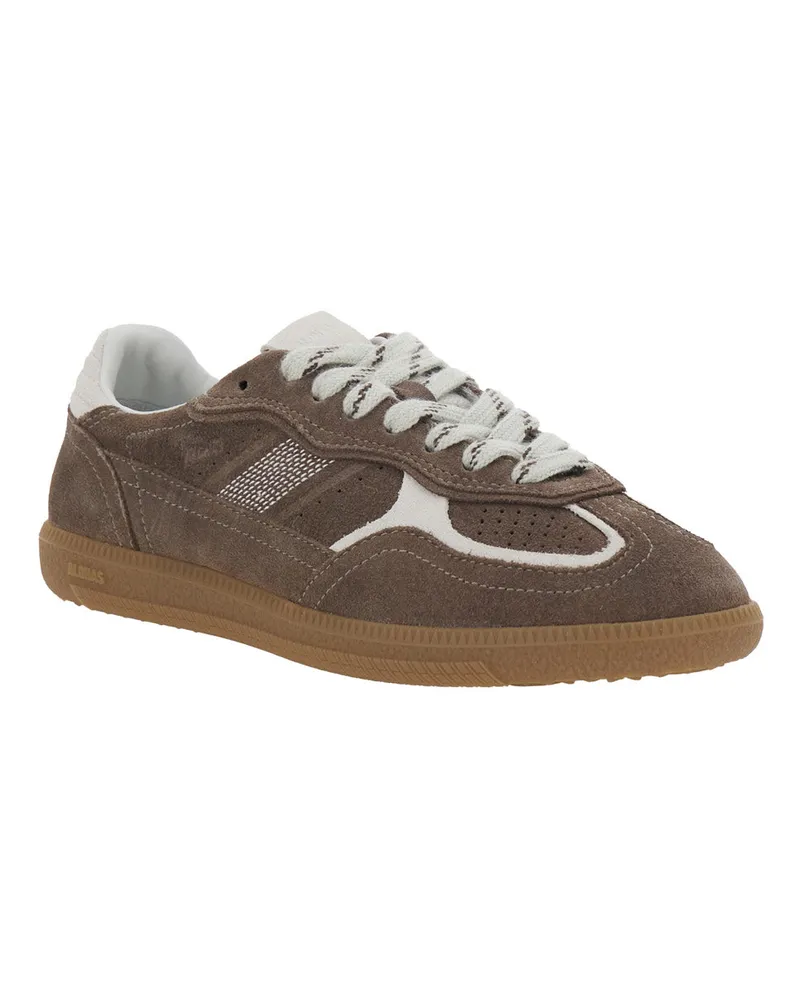 Alohas Women's Low Top Sneaker Tb.490 Brown Suede Cow Trainers Brown