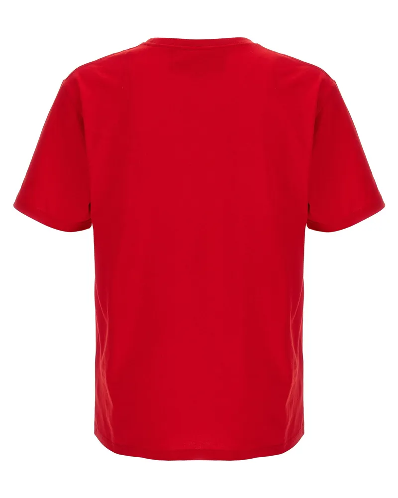 Valentino Garavani Le Chat De La Maison Print T-shirt — Red Red